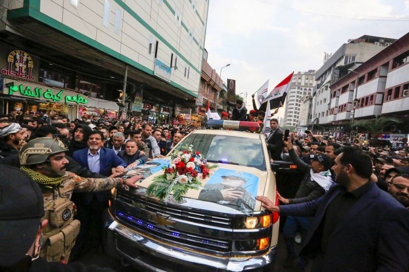 Funeral del general Soleimani en Bagdad