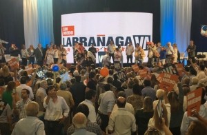 El senador Jorge Larrañaga lanzó su campaña