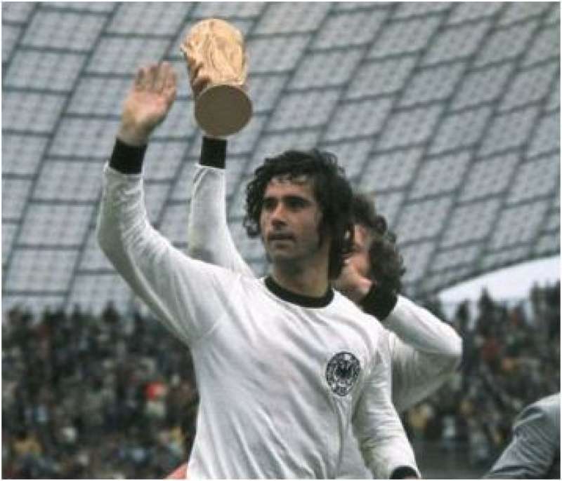 Falleció Gerd Müller, campeón del Mundo 1974