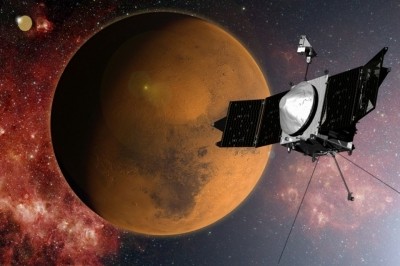 La sonda Maven entra en la órbita de Marte