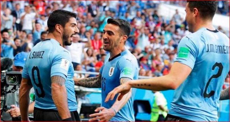 Uruguay ganó con lo justo y clasificó a octavos: 1-0 ante Arabia Saudita