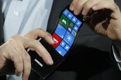 Smartphone Samsung de pantalla flexible