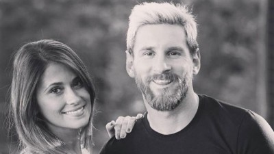 Messi es filmado por su novia cuando sale del Camp Nou
