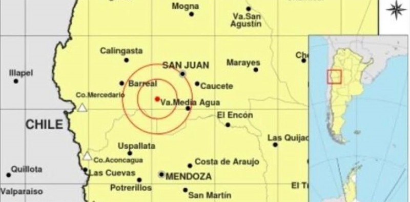 Terremoto de magnitud 6,4 en San Juan