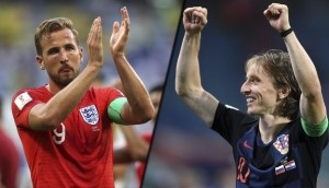 Gran choque entre Inglaterra y Croacia este miércoles