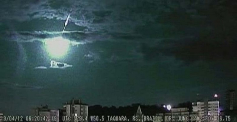 Un meteorito fue avistado sobre Rio Grande del Sur