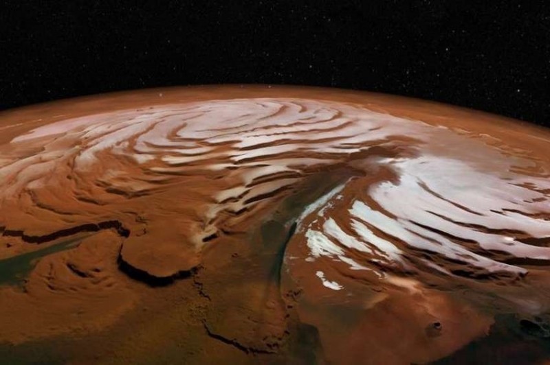 Hay un lago subterráneo de agua salada en Marte