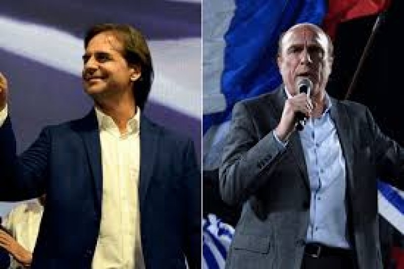 Balotaje: Luis Lacalle Pou 47%; Daniel Martínez 42%