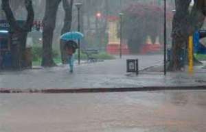 Tormentas fuertes y lluvias intensas en todo el país