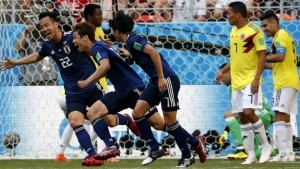 Gran triunfo de Japón ante Colombia por 2 a 1