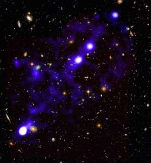 Una telaraña cósmica en las profundidades del Universo