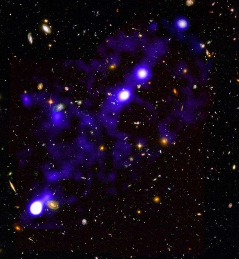 Una telaraña cósmica en las profundidades del Universo