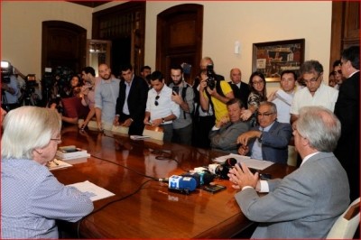 Presidente Vázquez recibió a gremiales rurales y propuso mesa de trabajo